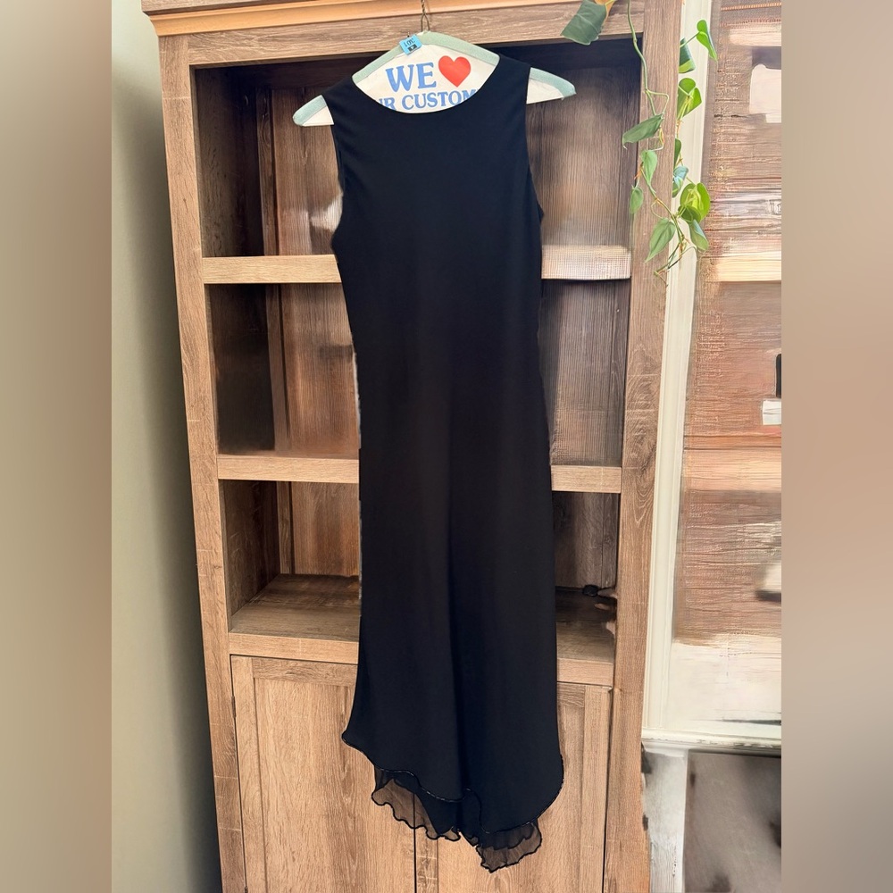 Jones New York Black Sleeveless Dress